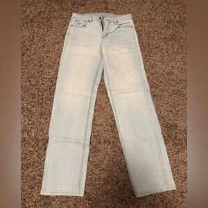 AMERICAN EAGLE SUPER HIGH RISE STRAIGHT JEANS SIZE 2
